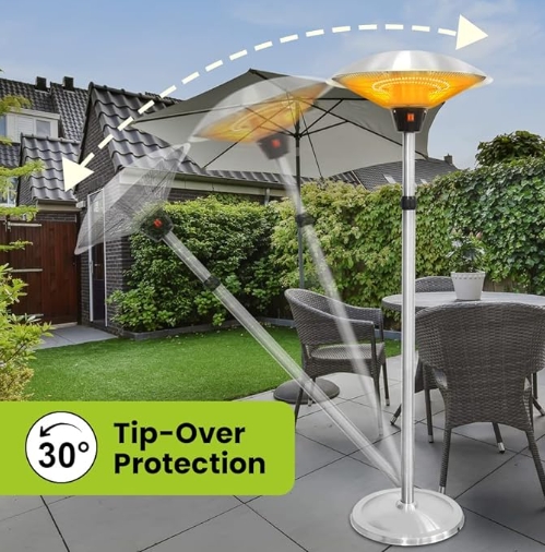 Nightclub patio heater waterproof