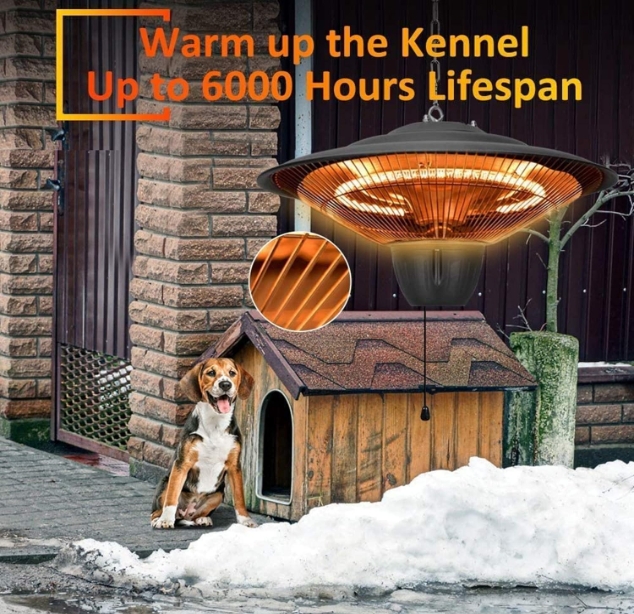 3D flame fireplace heater