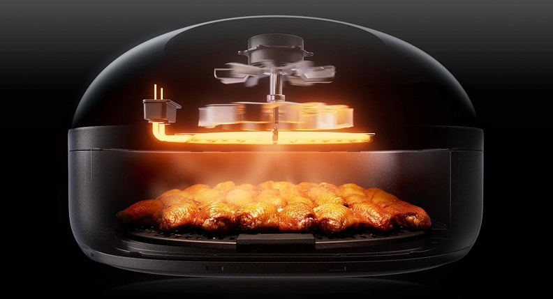 twin quartz deck oven IR heater
